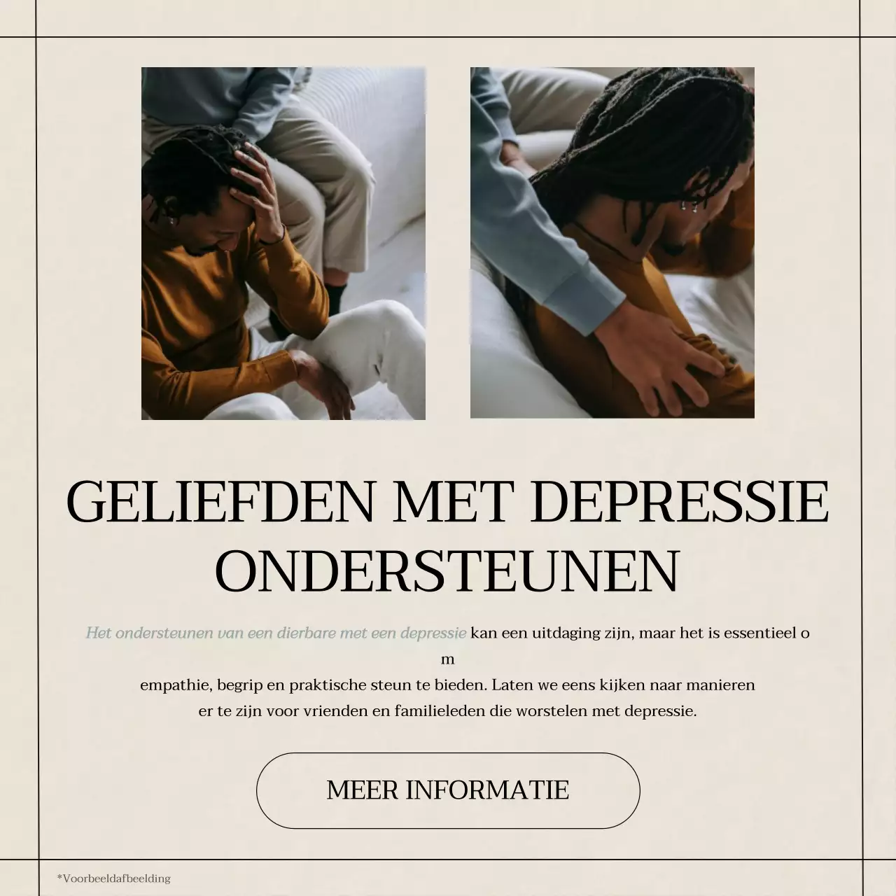 Geel Blauw Grijs Modern Minimaal Geestelijke Gezondheid Lifestyle