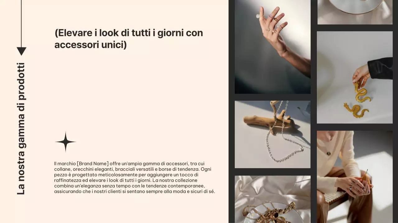 Beige elefant woman business product pitch