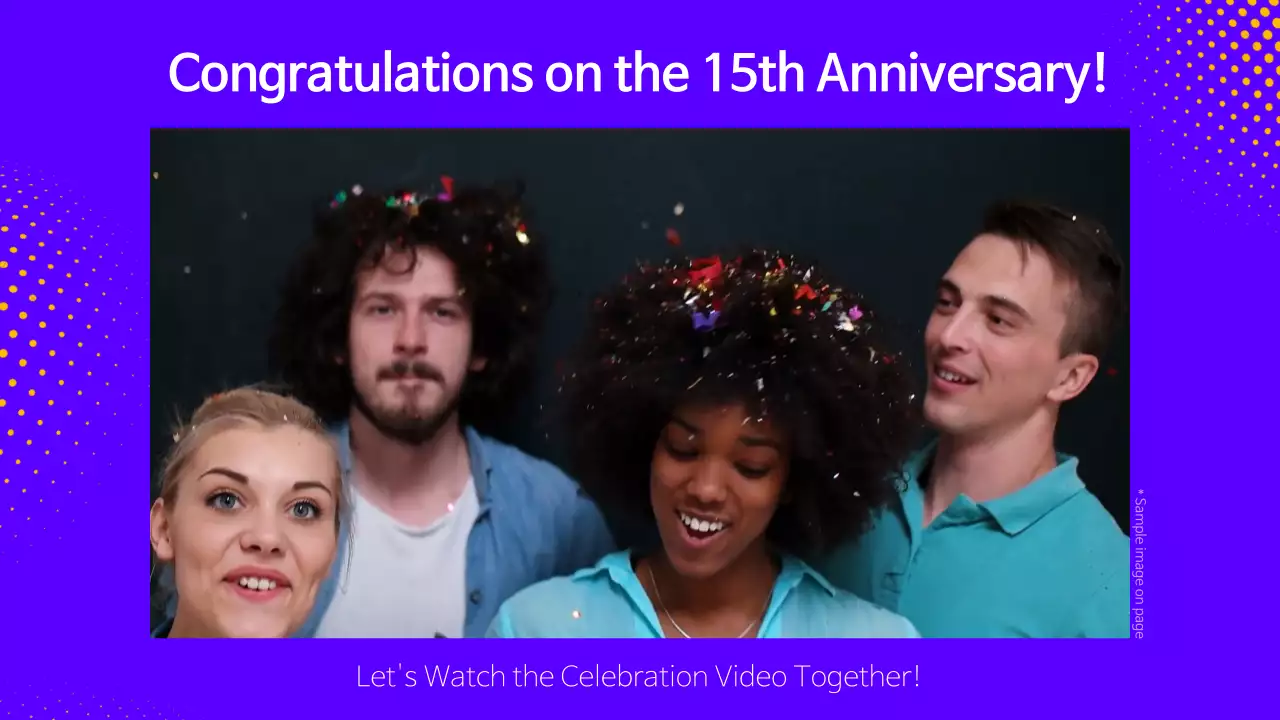 퍼플 모던 기념일 이벤트 프레젠테이션