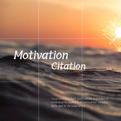 Citation inspirante et motivante d'Orange sur la santé mentale