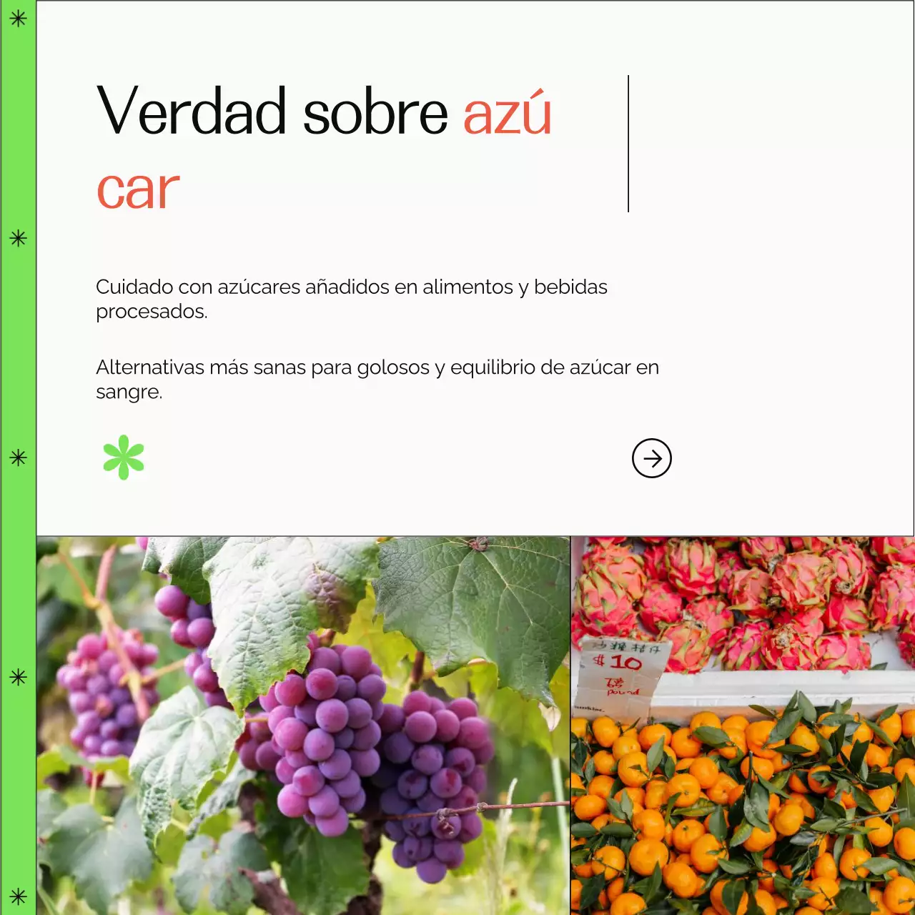 Verde y Naranja Guía sencilla de estilo de vida saludable