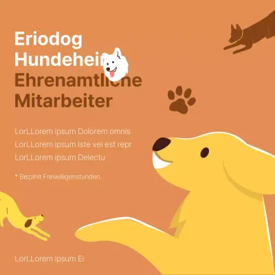 Förderung des freiwilligen Engagements für braune, kuschelige Streunerwelpen