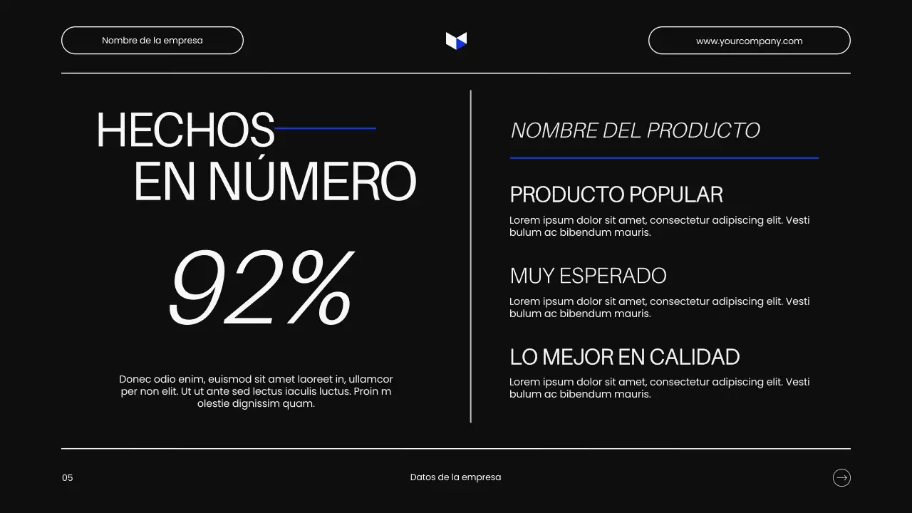 Presentación de producto comercial minimalista en blanco y negro