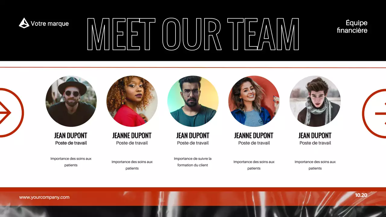 Red Black Modern Bold Business Profil de l'entreprise Introduction