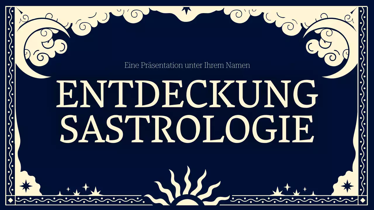 Navy Classic Astrologie Einführung