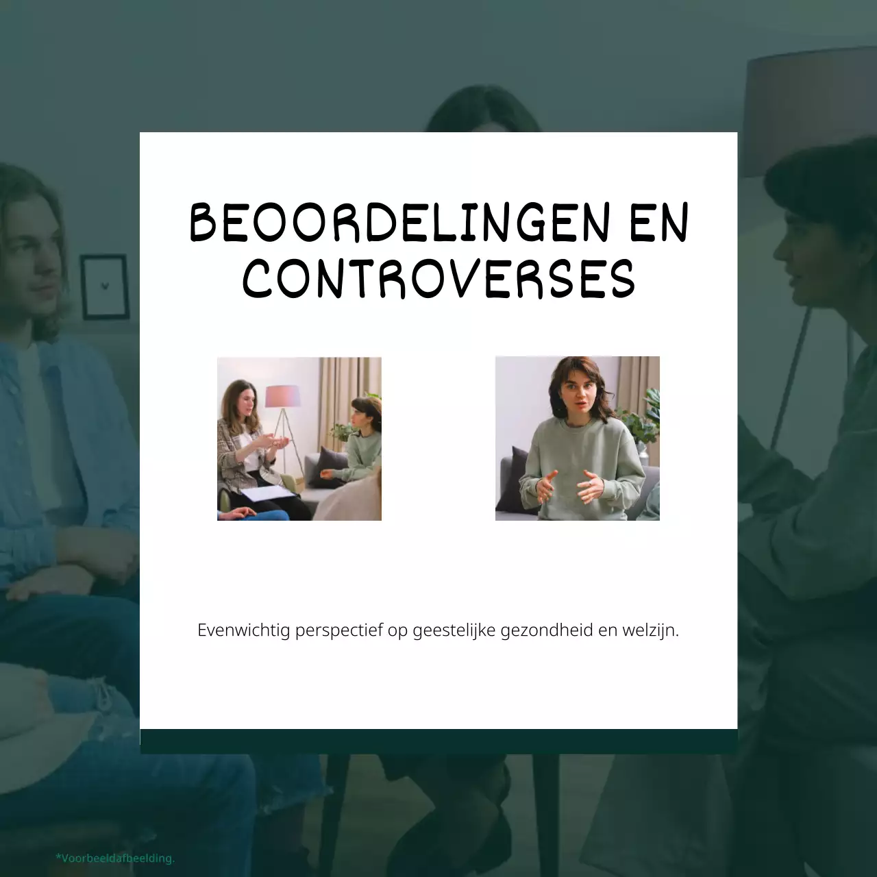 Groen Wit Klassiek Elegant Geestelijke Gezondheid Nieuws