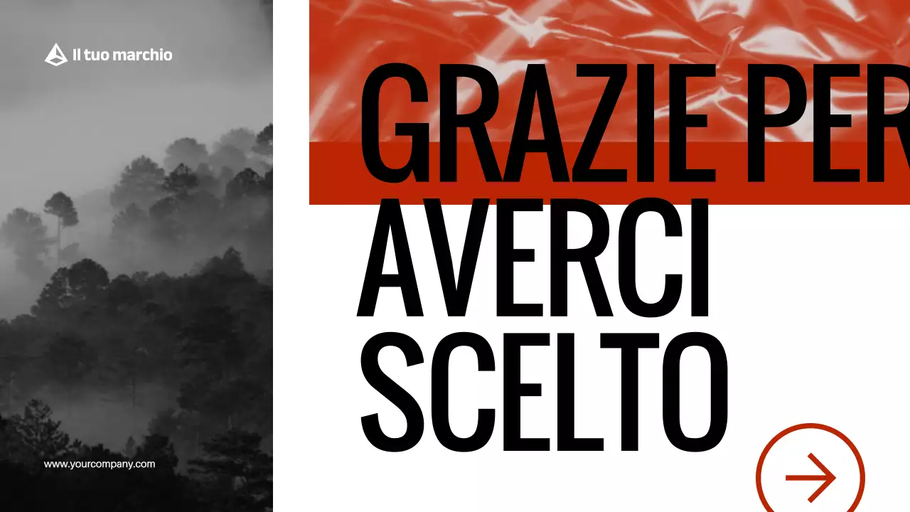 Red Black Modern Bold Profilo aziendale Introduzione