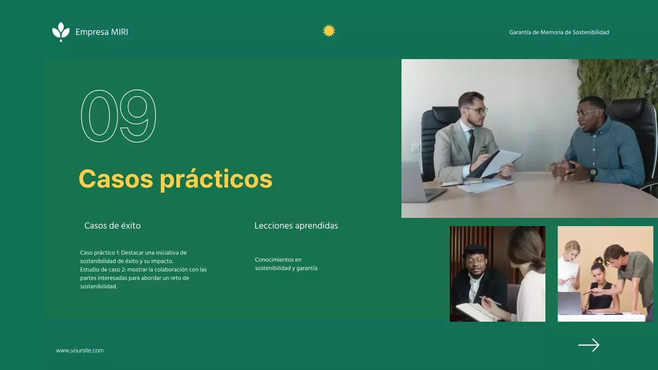 Informe de garantía de sostenibilidad de la empresa Green Minimalist