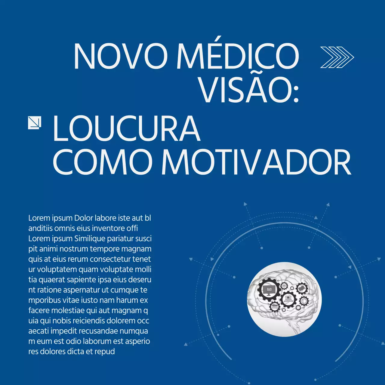 Azul Cinzento Preto Moderno Geométrico Notícias sobre saúde