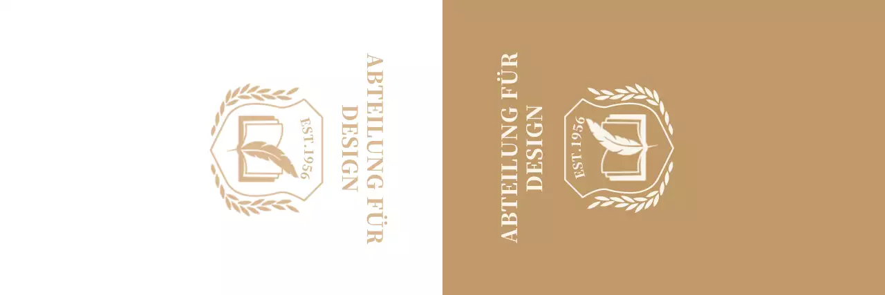 Bunte Universität mit Schullogo