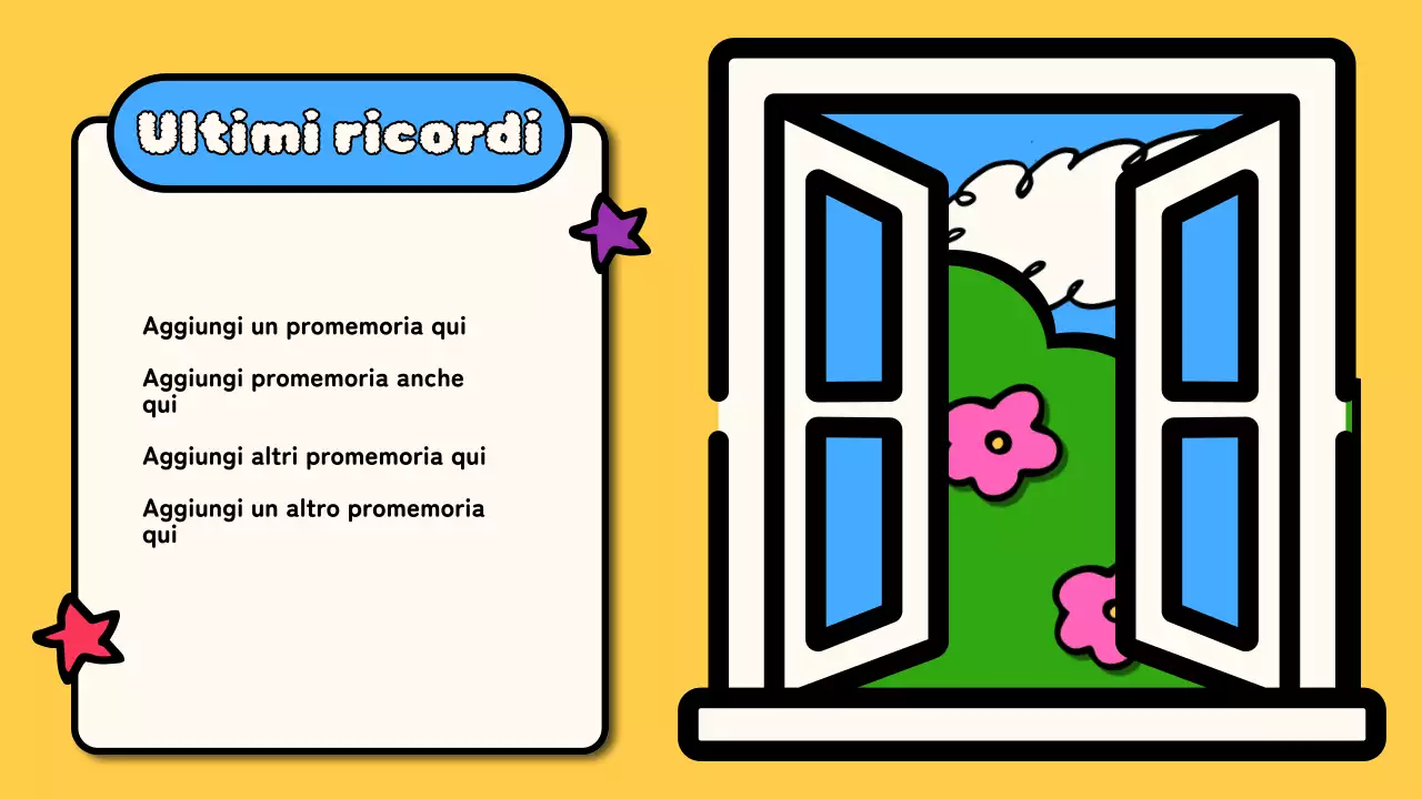 Piano di classe per l'animazione Skyblue