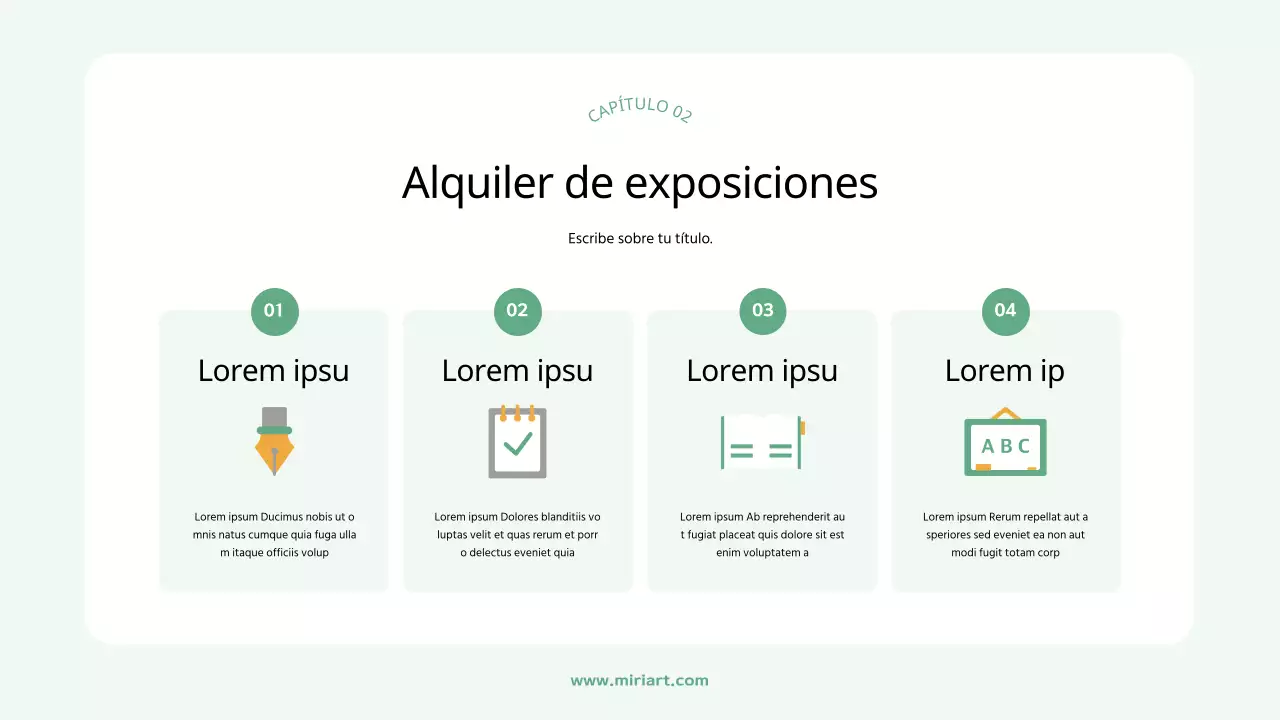 Guía para contratar una exposición de colores vivos