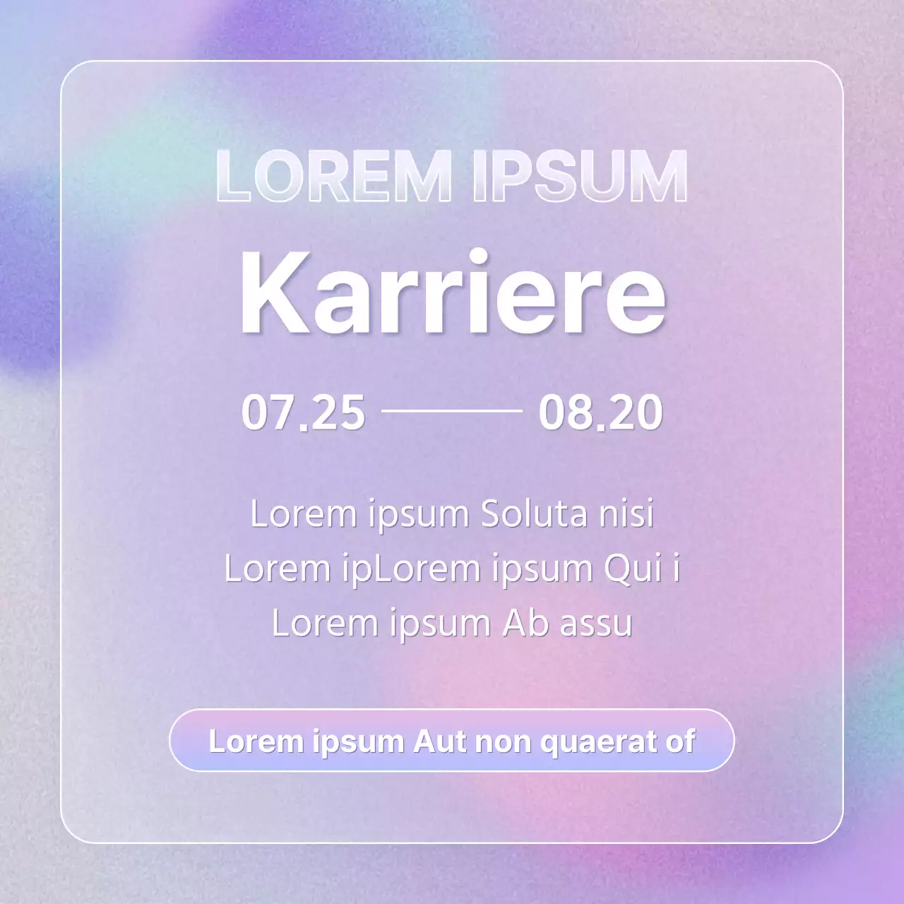 Einfache Berufsinformationen in Mauve