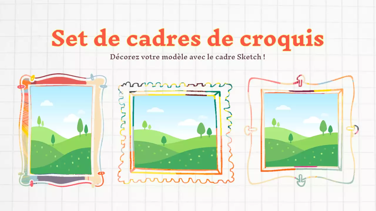 Annonces d'entraînement tendance en orange et beige