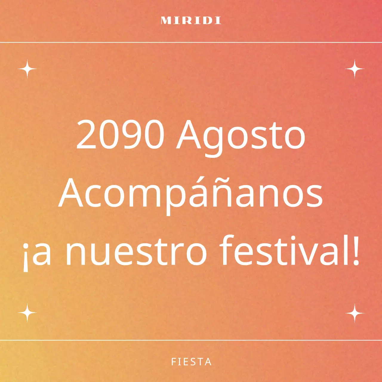 Promueva una fiesta de moda en naranja y blanco