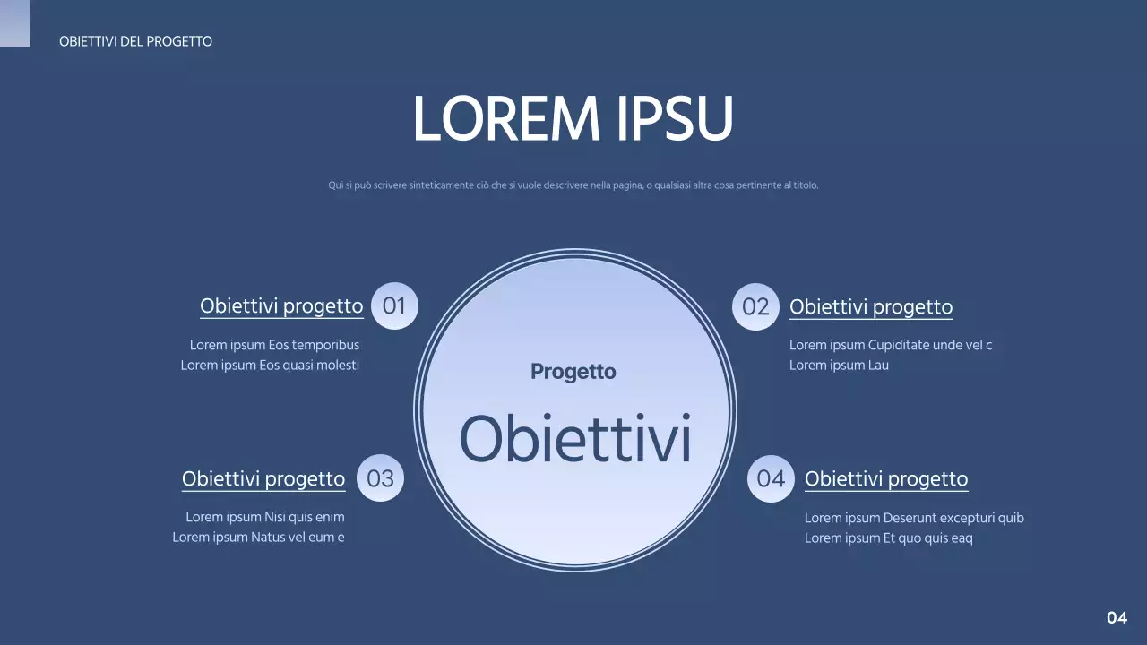Semplice proposta industria-università in blu navy e malva