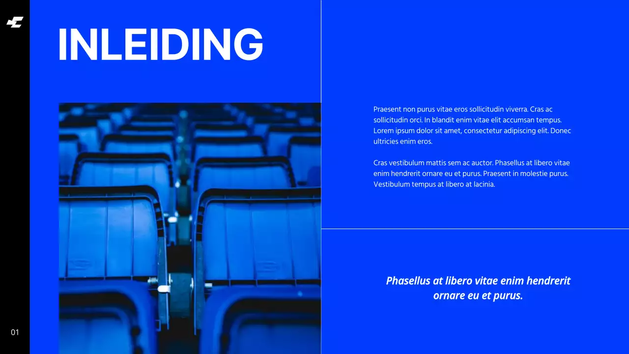 Wit Blauw Vet Cool Tone Schoon Merkidentiteit Richtlijnen Instructies