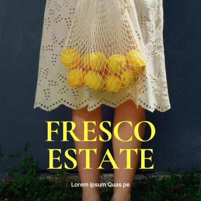 Messaggi estivi emozionali in giallo e blu