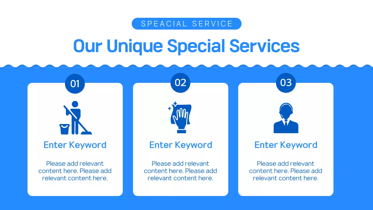 Blue Clean Cleaning Promotion Presentation