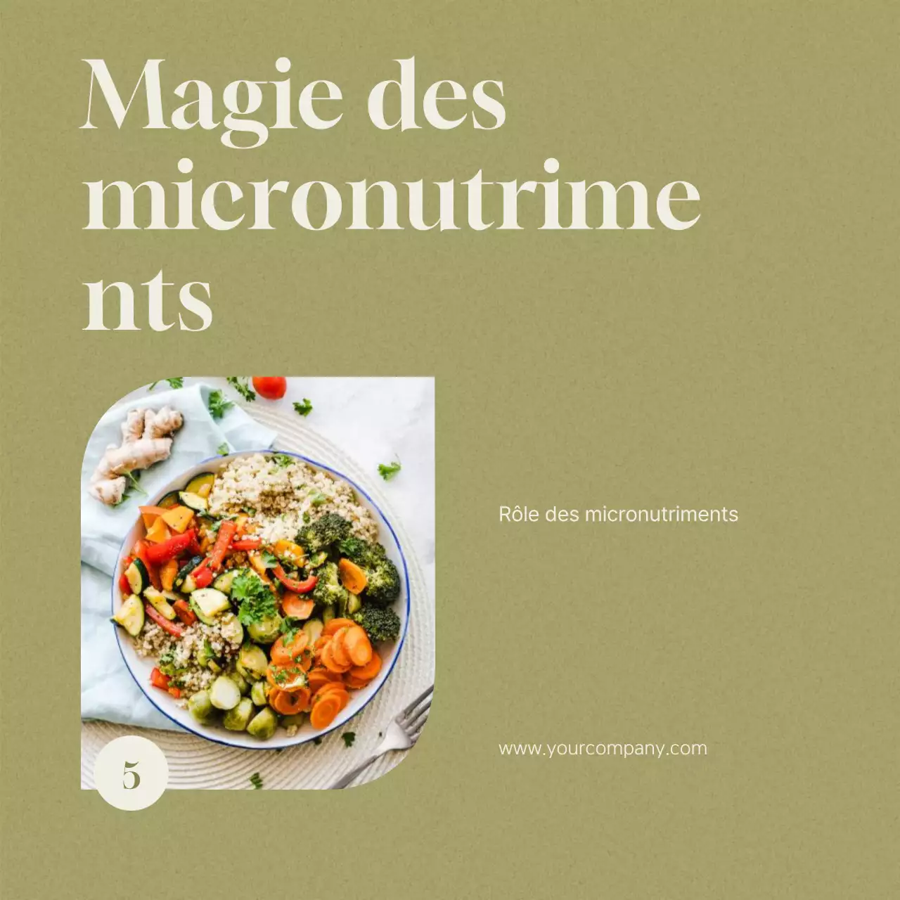 Green and Beige Modern Healthy Food Diet Tips (en anglais)