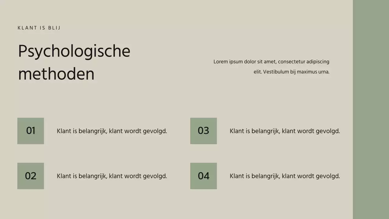 Khaki en Beige Modern Psycholoog Voorstel