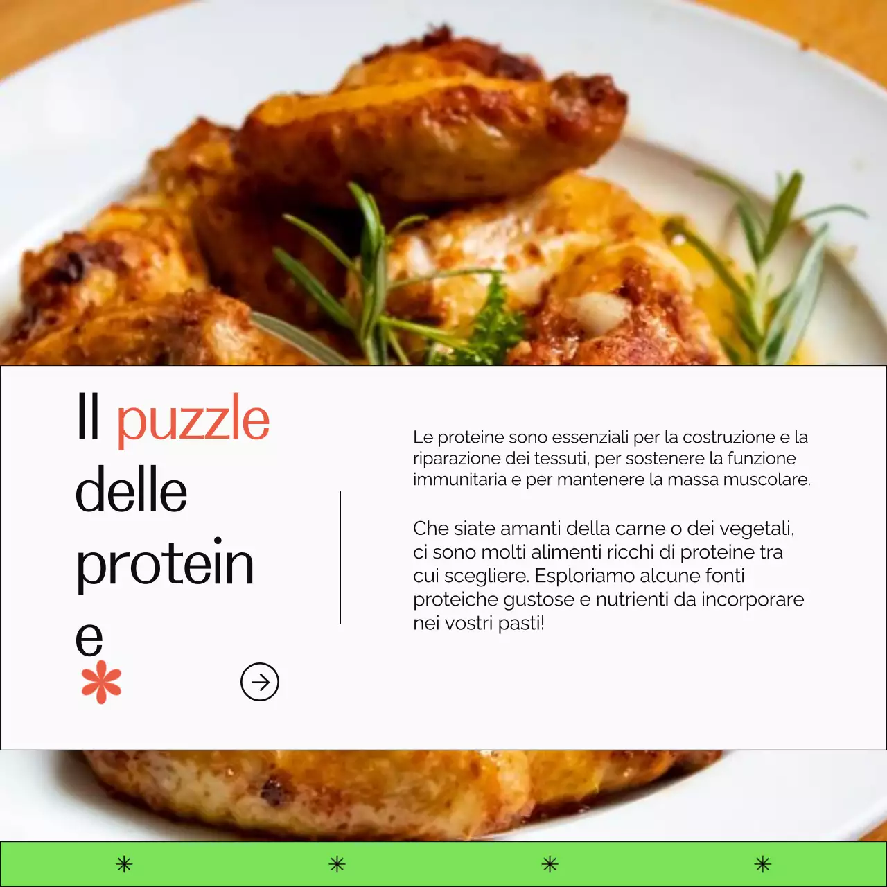 Guida allo stile di vita sano e semplice di Verde e Arancio