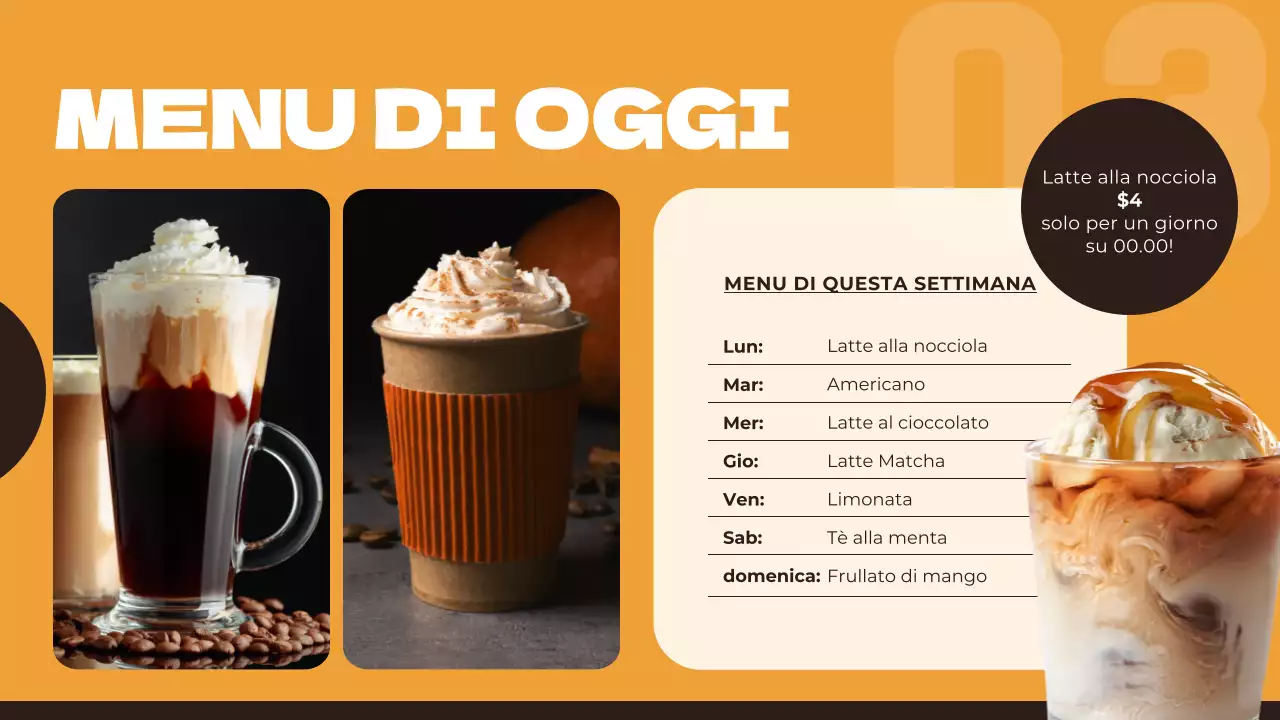 Arancione e marrone Semplice insegna pubblicitaria del negozio digitale Promozione