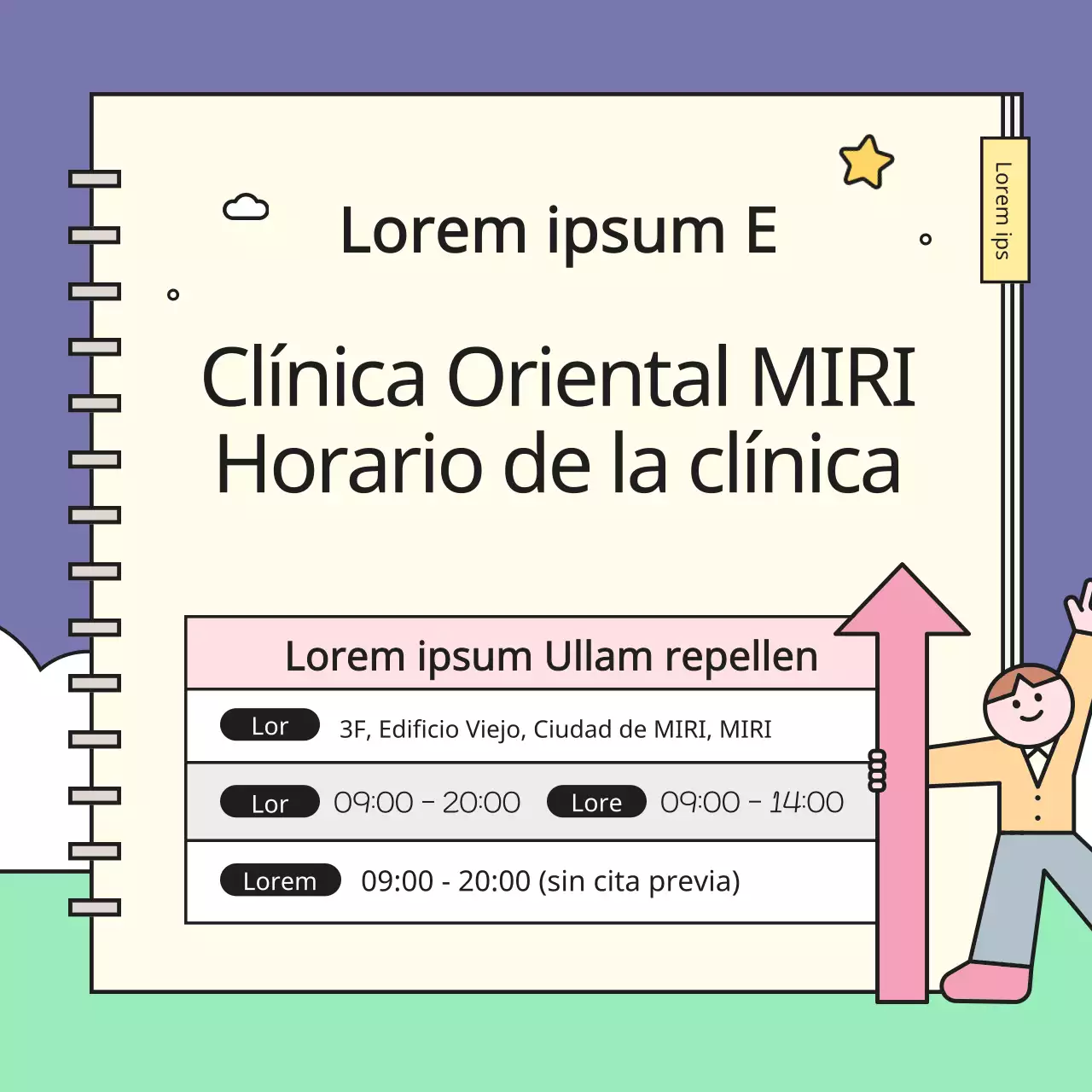 Promoción de la pequeña y bonita clínica de crecimiento de medicina china de Yellow