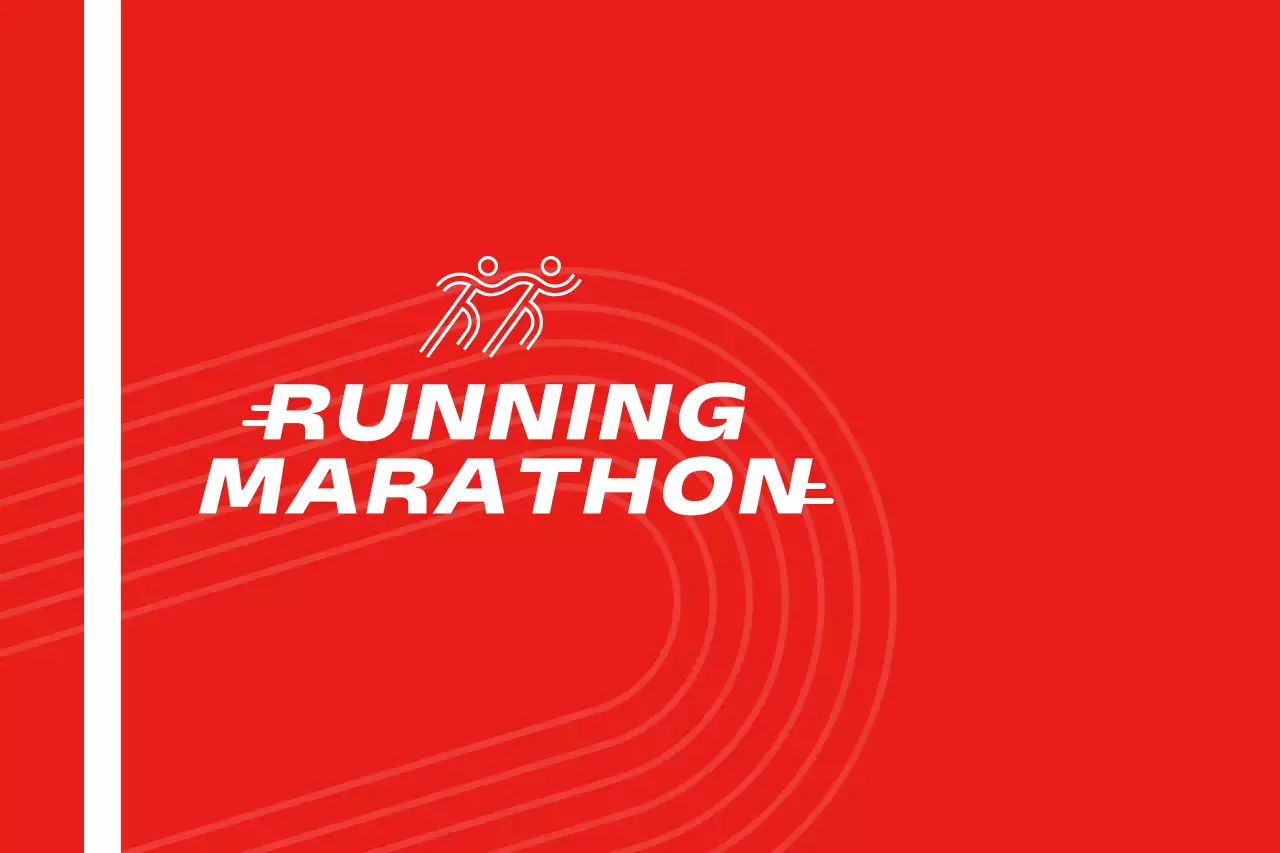 스포츠 아이콘 일러스트가 있는 심플한 느낌의 스포츠 대회