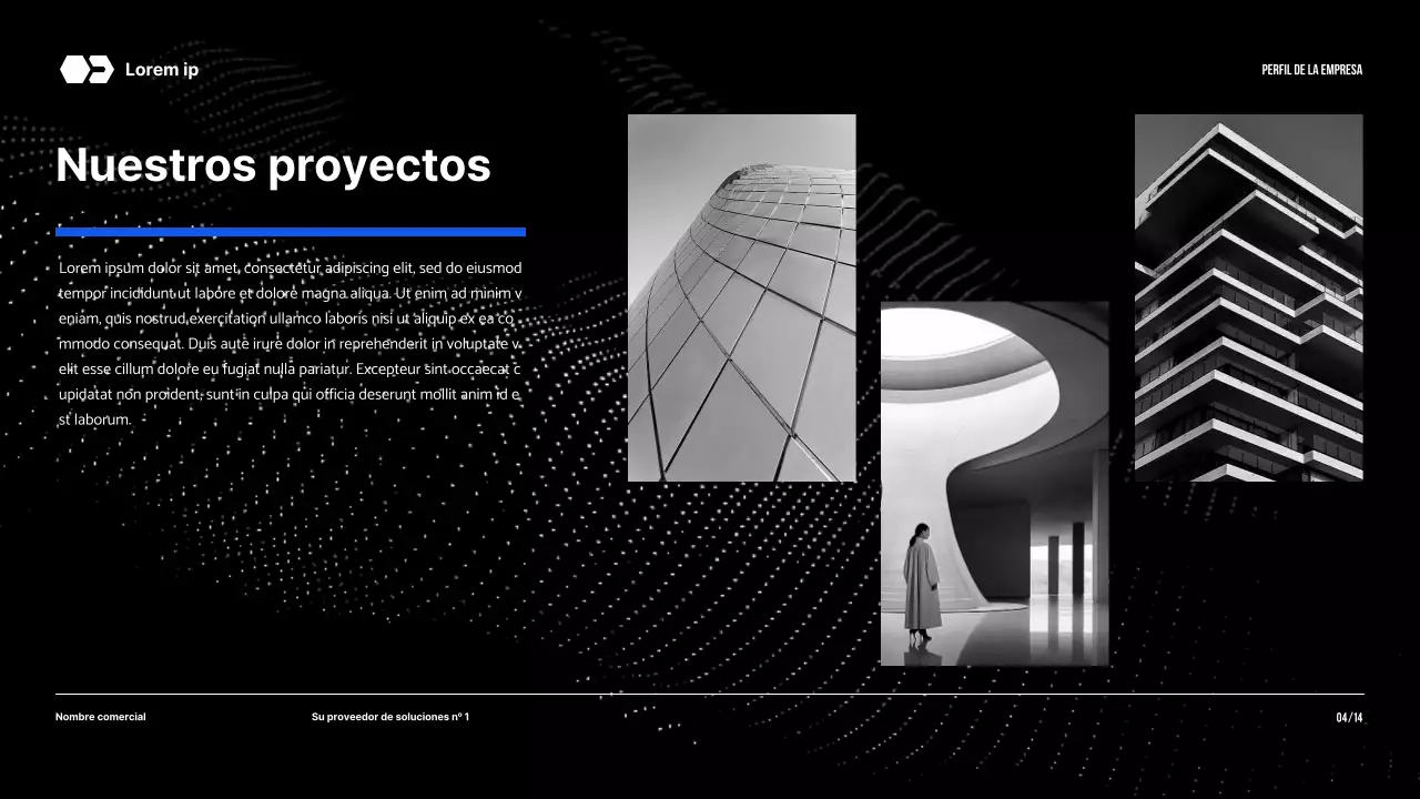 Black Tone Modern Presentación de la empresa