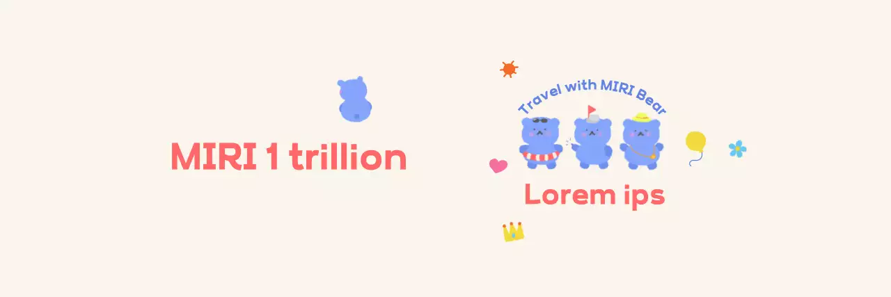 A tour operator with a cute bear illustration