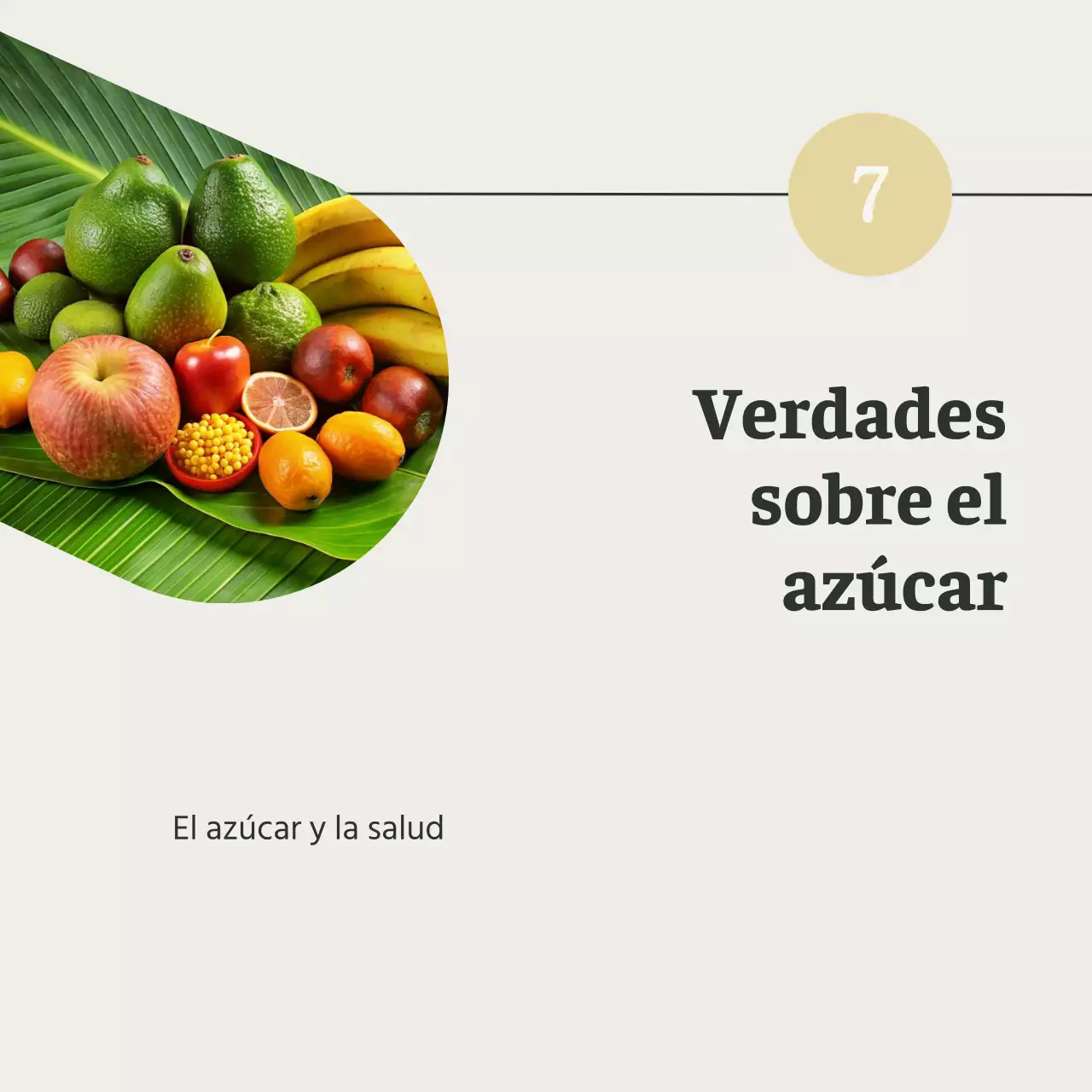 Gris y Verde Natural Guía de alimentos y dietas saludables
