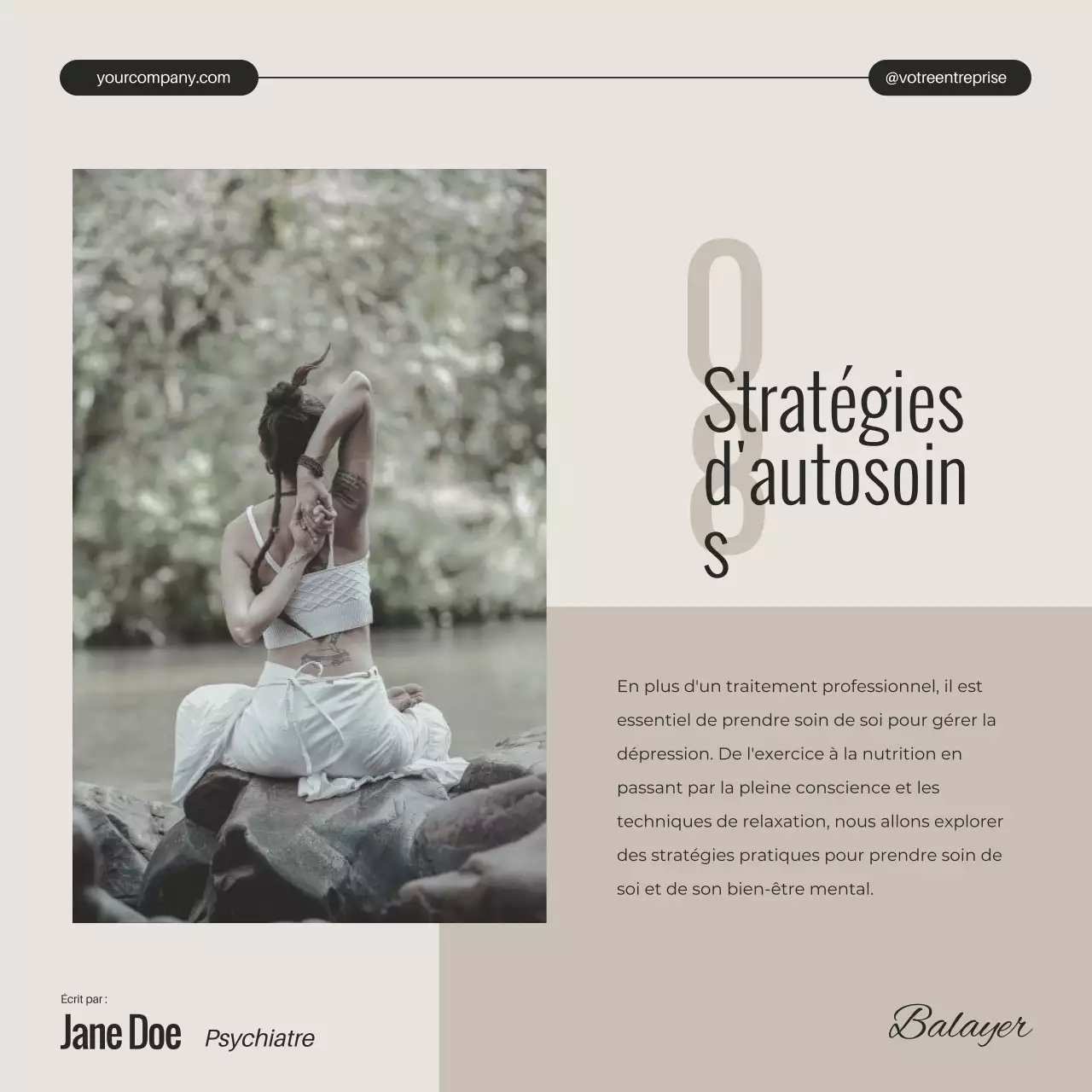 Campagne Ivory Black and White Minimal Mental Health Depression Unveiled (en anglais)