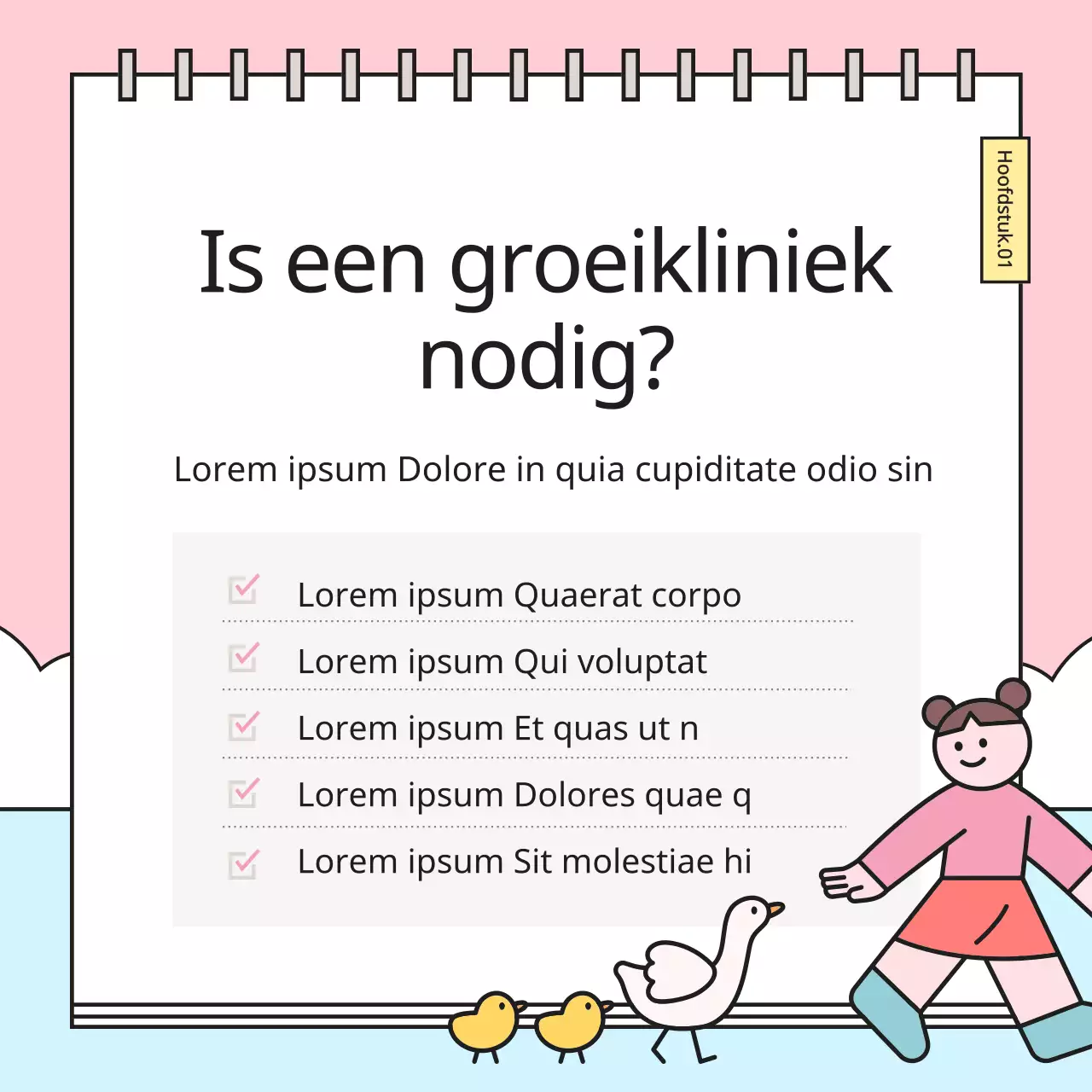 De schattige kleine groeikliniek voor Chinese geneeskunde van Yellow promoten