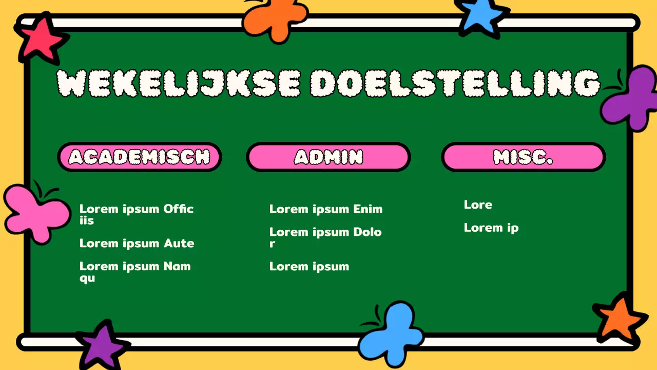 Skyblue Animatie Lessenplan