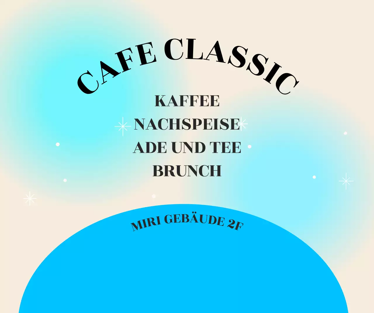 Coole Sommer-Café-Menü mit rasiertem Eis Menü Foto und Farbverlauf Hintergrund