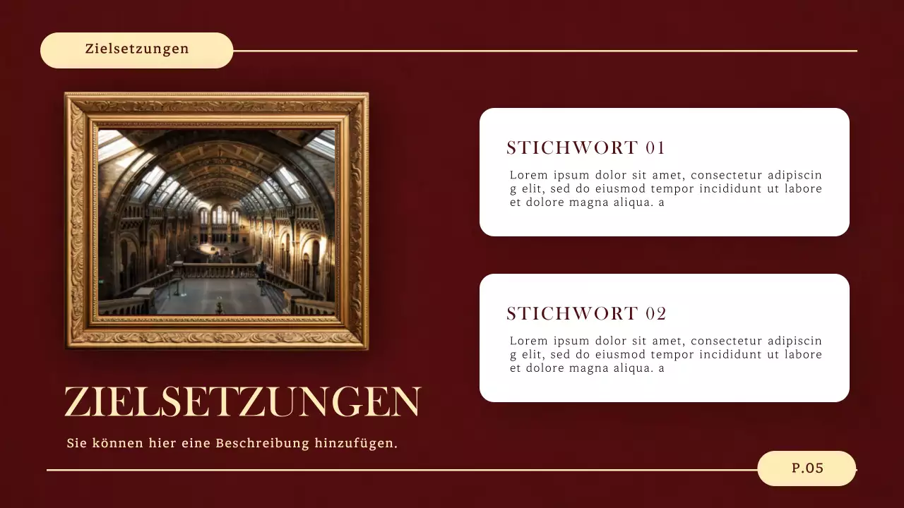 rot gelb elegant renaissance thesis defense class material