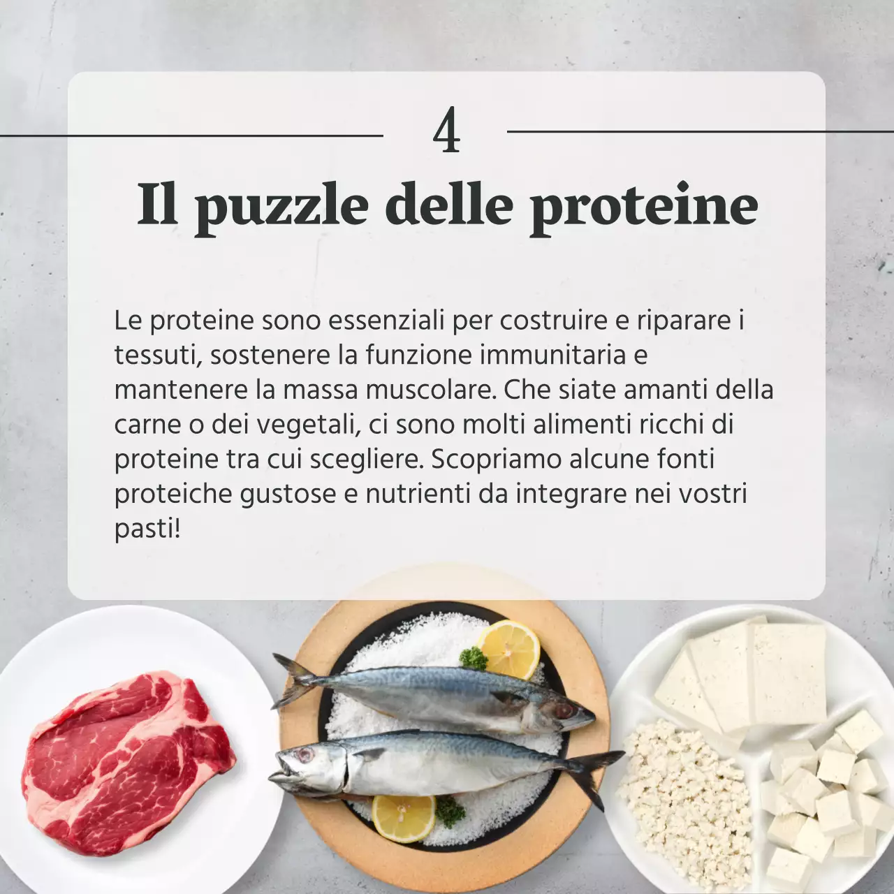 Grigio e Verde Naturale Guida alla salute e alla dieta