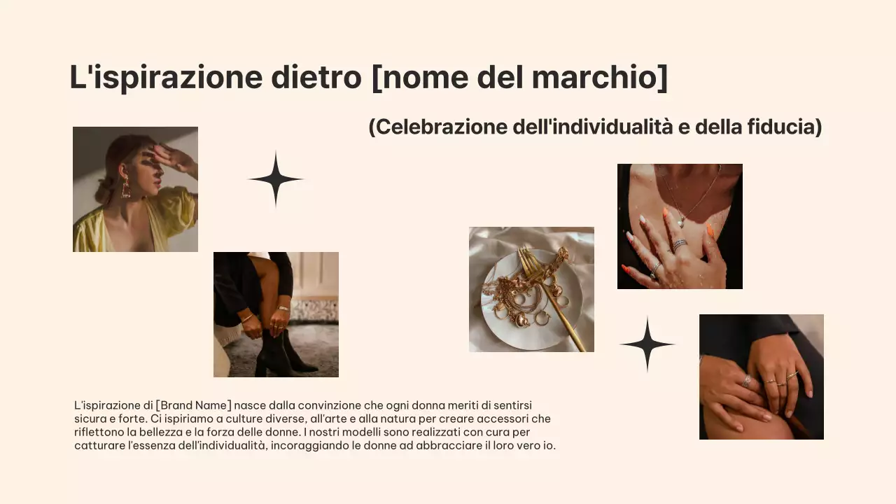 Beige elefant woman business product pitch