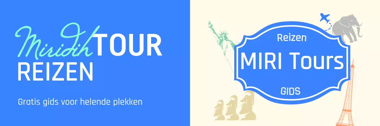 Concept reisgids in beige en blauw