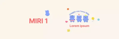 Tour operator con simpatiche illustrazioni di orsi