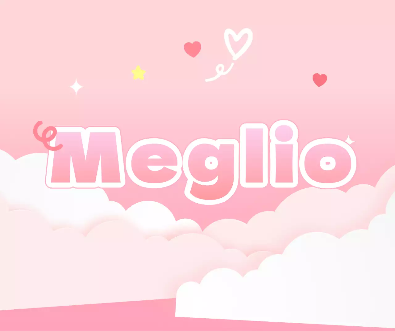 Merchandising di celebrità con ragazze e simpatiche illustrazioni e sfondi sfumati