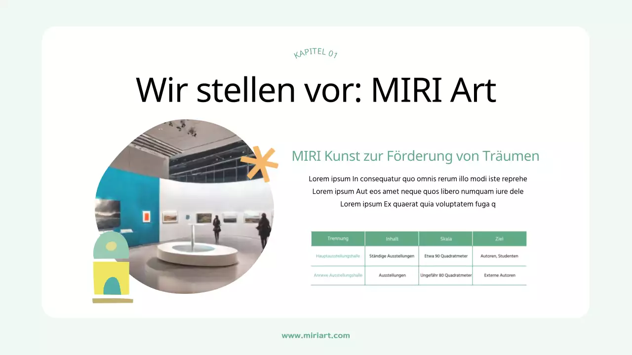 Ein Leitfaden für die Anmietung einer farbenfrohen Ausstellung