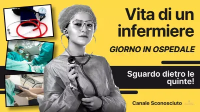 Giallo Nero Basic Moderno Grassetto Infermiera Vlog Youtube Miniatura Pubblicità