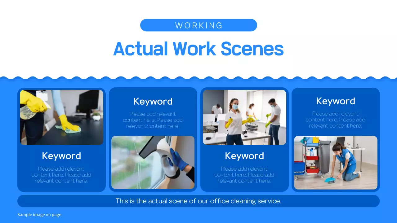 Blue Clean Cleaning Promotion Presentation