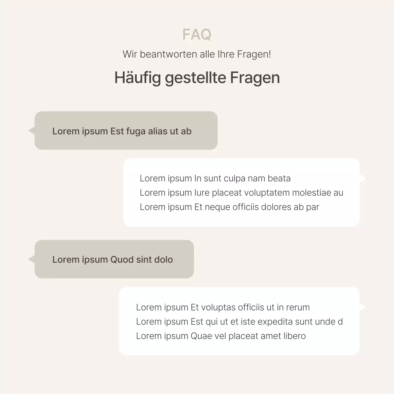 Modern Pilates in Beige und Gelb Social Media Marketing zur Förderung von Bewertungen und Fragen und Antworten