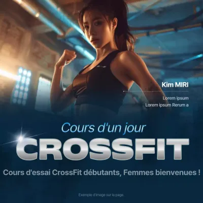 Guide des cours d'une journée en argent et en bleu marine, très tendance