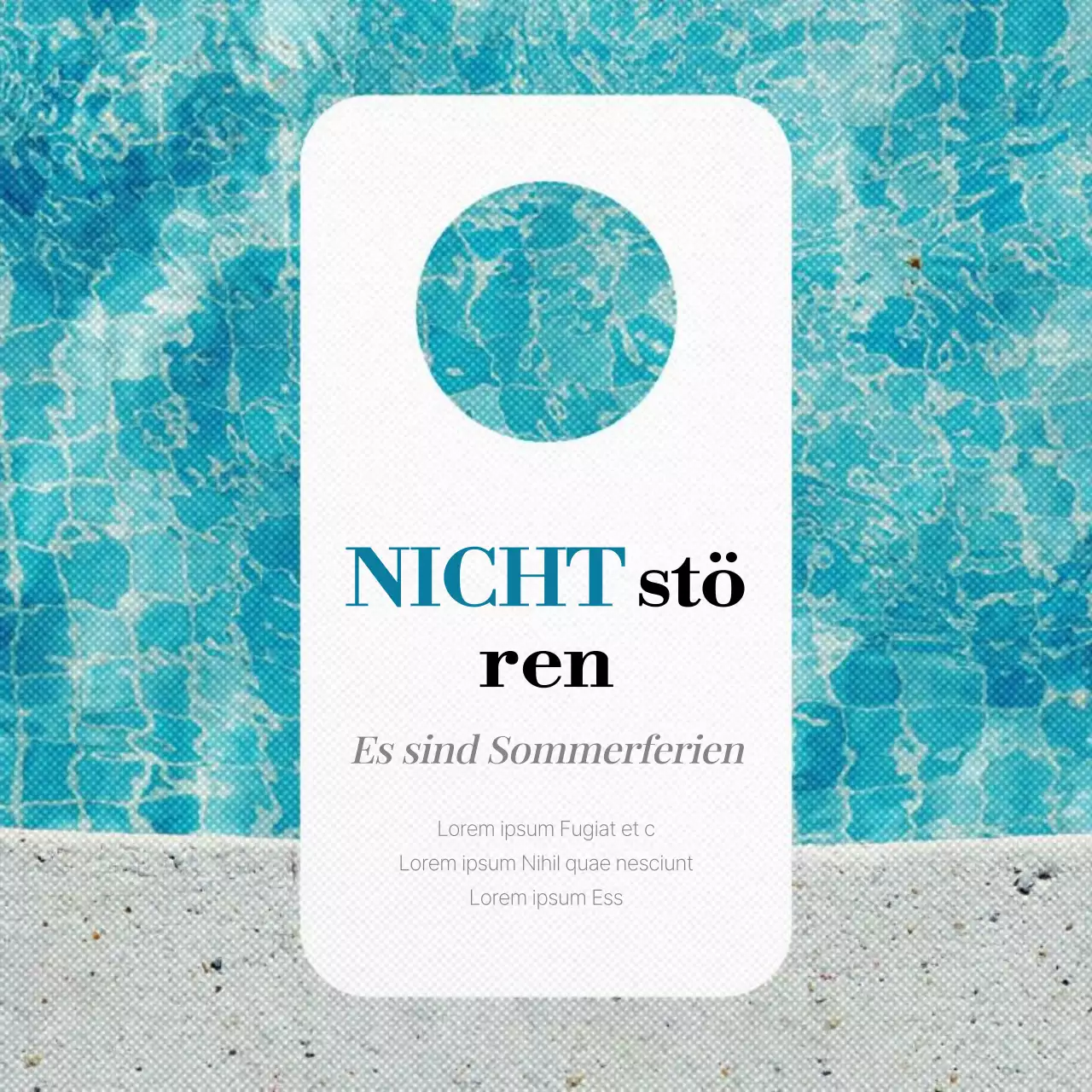 Eine emotionale Sommerpost in Weiß und Hellblau