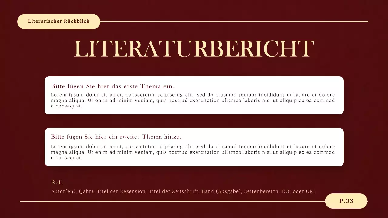 rot gelb elegant renaissance thesis defense class material