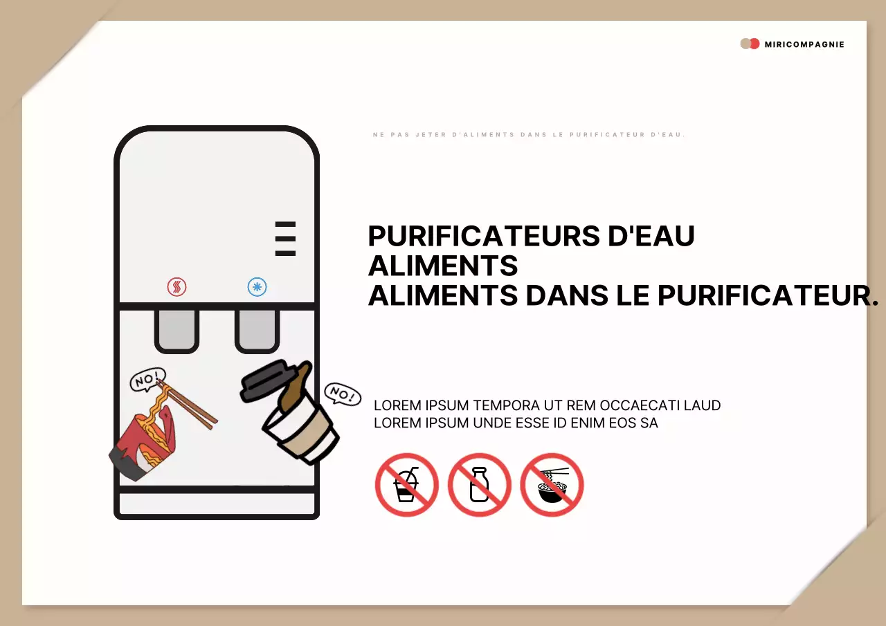 Interdictions de bureaux surlignées en beige et en rouge